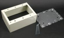 Legrand-Wiremold V5744-3 - STL EXTRA DEEP DEV BOX 3G IVORY