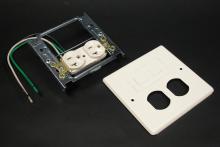 Legrand-Wiremold V4047WF - 2G DEV PLT 1 DUP 1 MOD FURN V