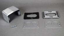 Legrand-Wiremold 525G - PDSTL FITTING 1 DUP OPNG BOTH SIDES