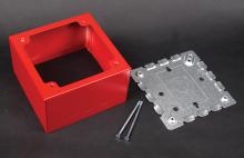 Legrand-Wiremold R5753 - STL EXTRA DEEP DEV BOX 2G RED