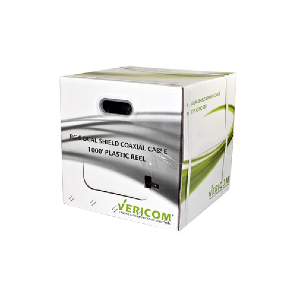 RG6 CCS DS 60 PCT CM Coax 1Kft RIB BLK