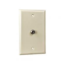 Vericom XFPOP-01449 - Wall Plate 1xF81 1 Gang Light Almond