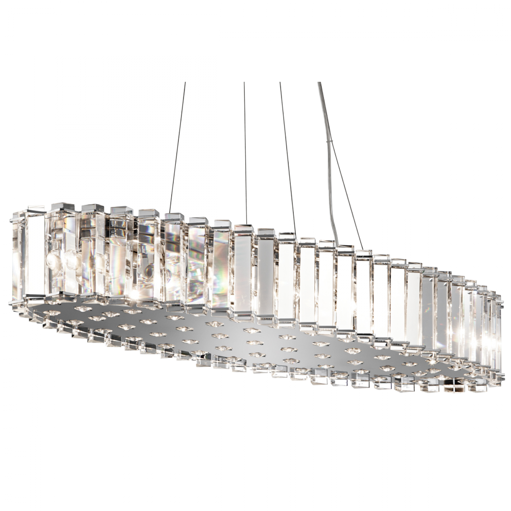 Oval Chandelier/Pendant 12Lt