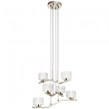 Kichler 44347PNLED - Chandelier 6Lt LED