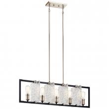Kichler 43977BK - Linear Chandelier 5Lt