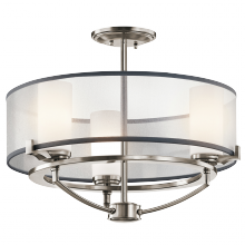 Kichler 42923CLP - Chandelier/Semi Flush 3Lt