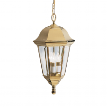 Kichler 9889PB - Outdoor Pendant 3Lt
