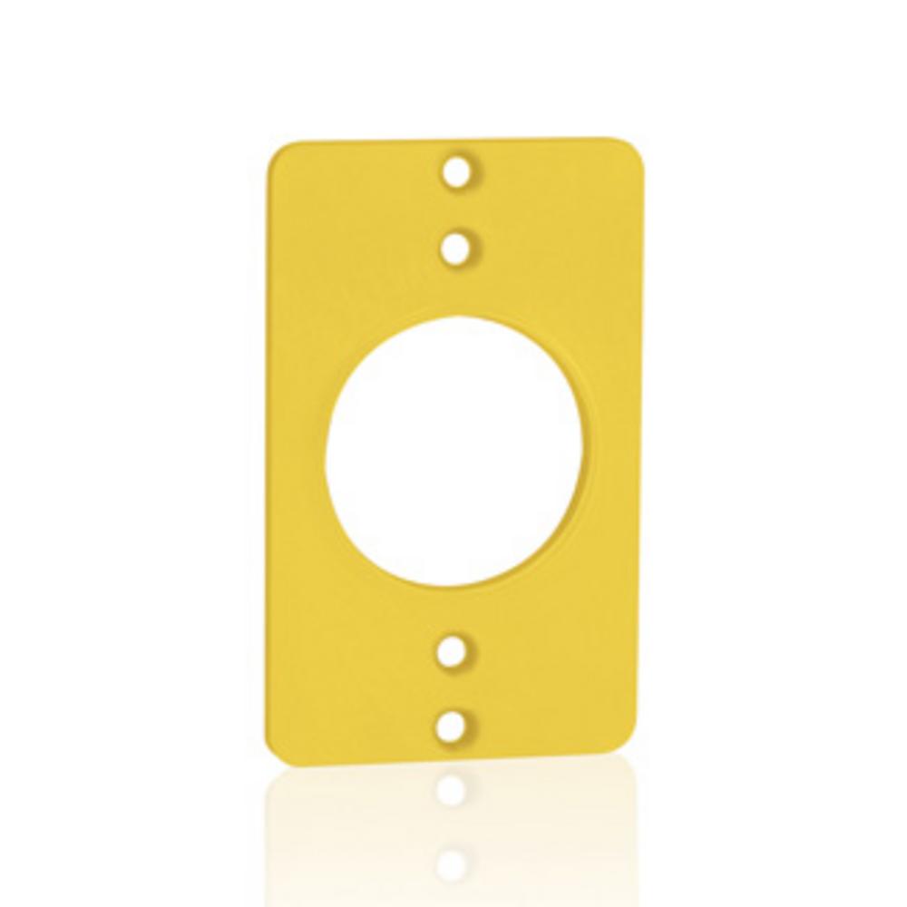 COVERPLATE 1.56 DIAM SINGLE-GANG YELLOW