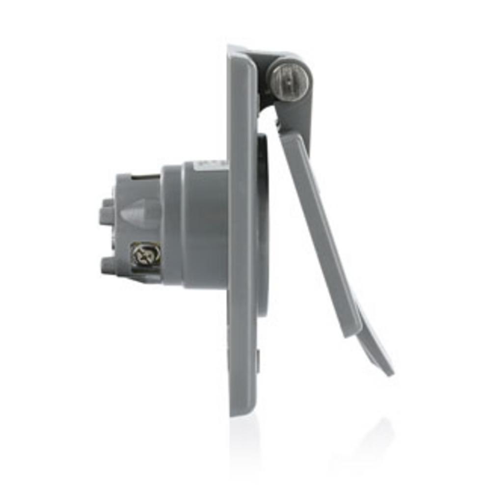 GY OUTLET FLNG/COVER WR 15A125V
