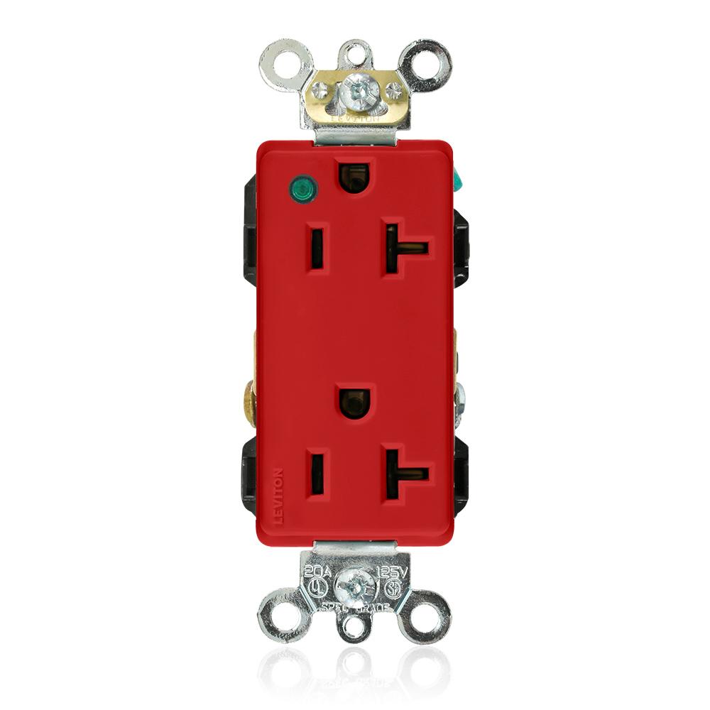 RD REC HG PILOT LIGHT DEC PLUS 5-20R 20A-125V
