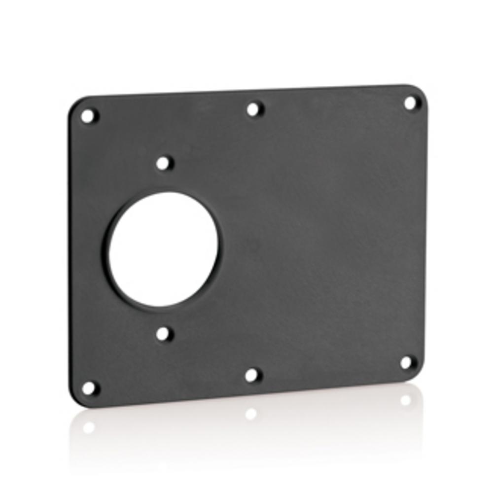 2 GANG 1.56 AND BLANK COMBO COVER BLACK