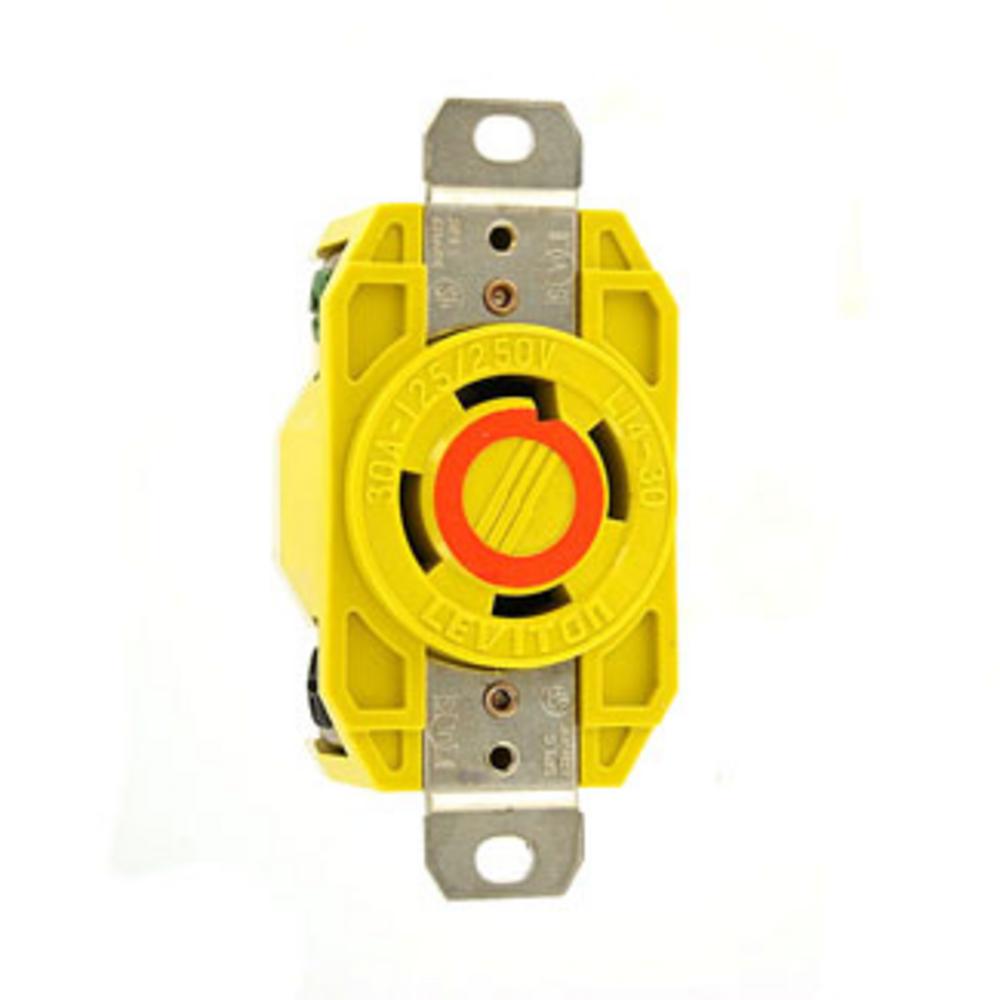 L14-30R CR RECEP YELLOW