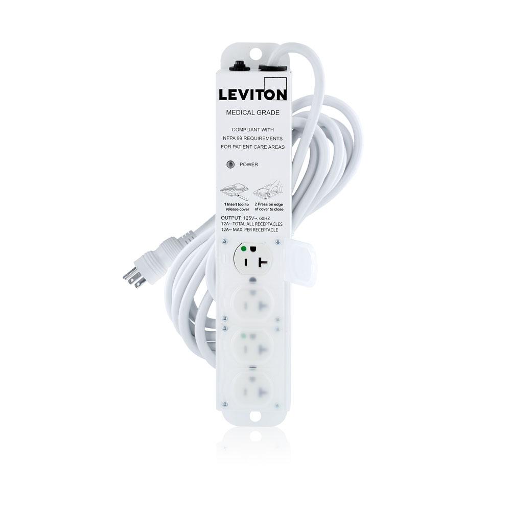 20A MEDGRD PWRSTR NOSURGE 4OUTLT 15&#39;CORD