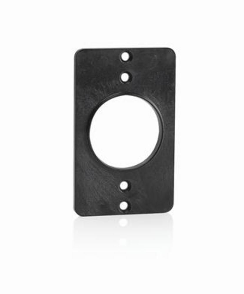 COVERPLATE 1.56 DIAM SINGLE-GANG BLACK
