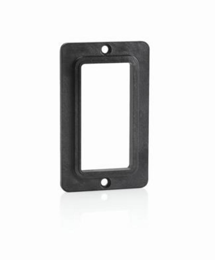 OUTLET BOX COVER SINGLE DECORA BLACK