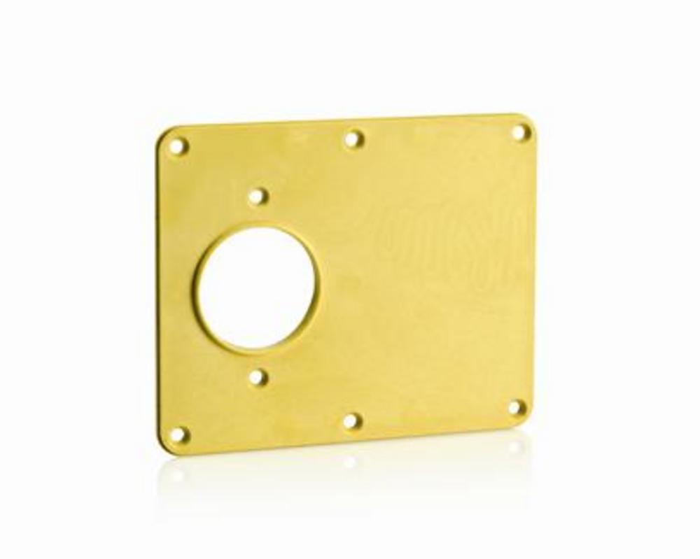 2 GANG 1.56 AND BLANK COMBO COVER YLW
