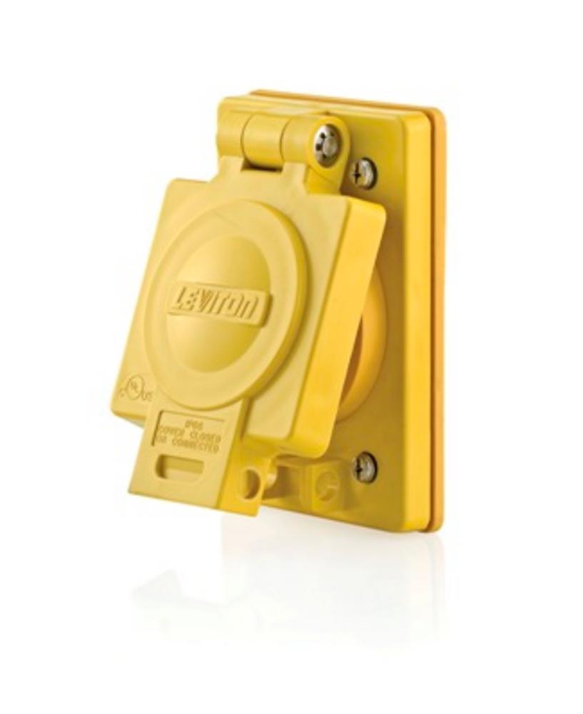L7-15R CR RECEP WITH COVER