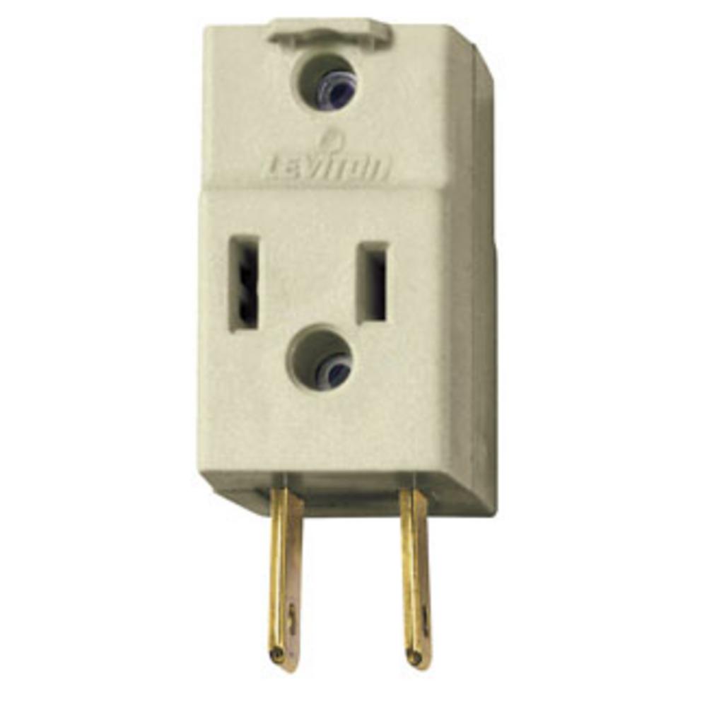 POLARIZED CUBE TRIPLE OUTLET ADAPTER.