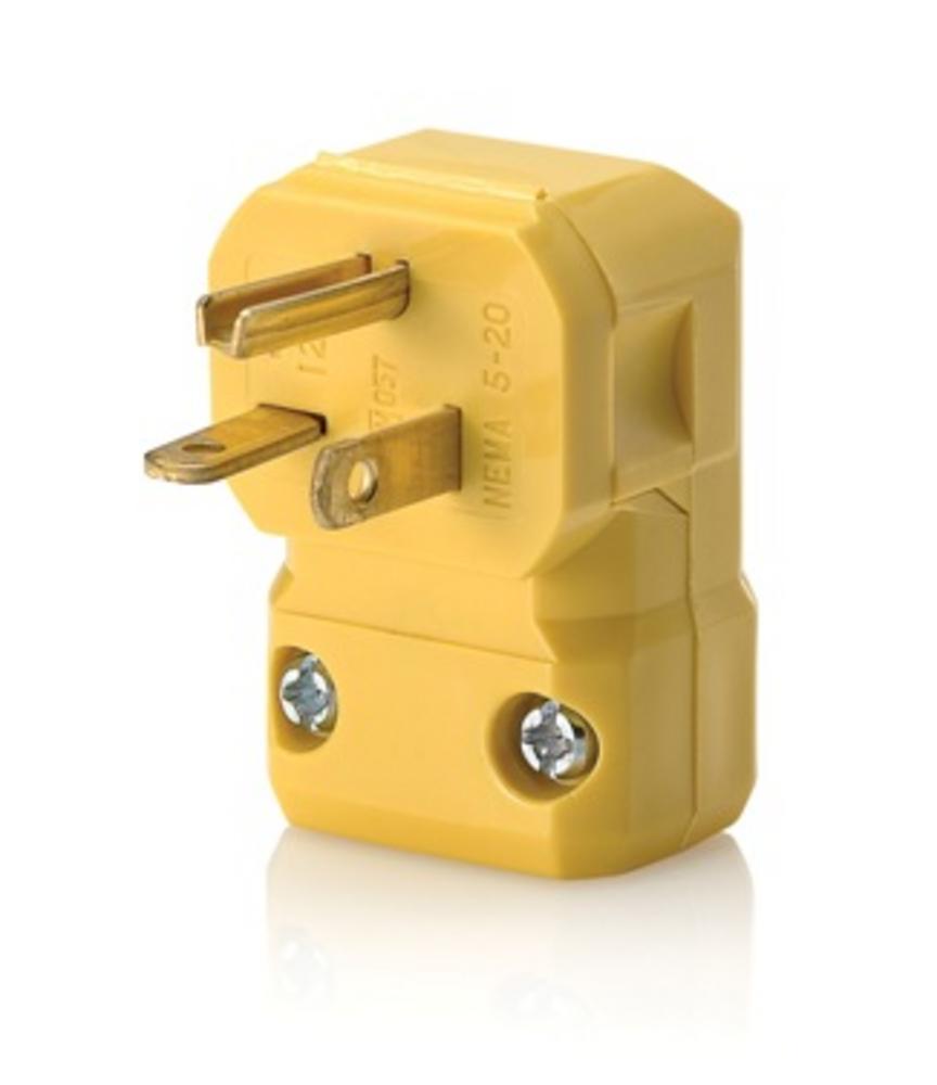 520P ANGLED PYTHON PLUG YLW