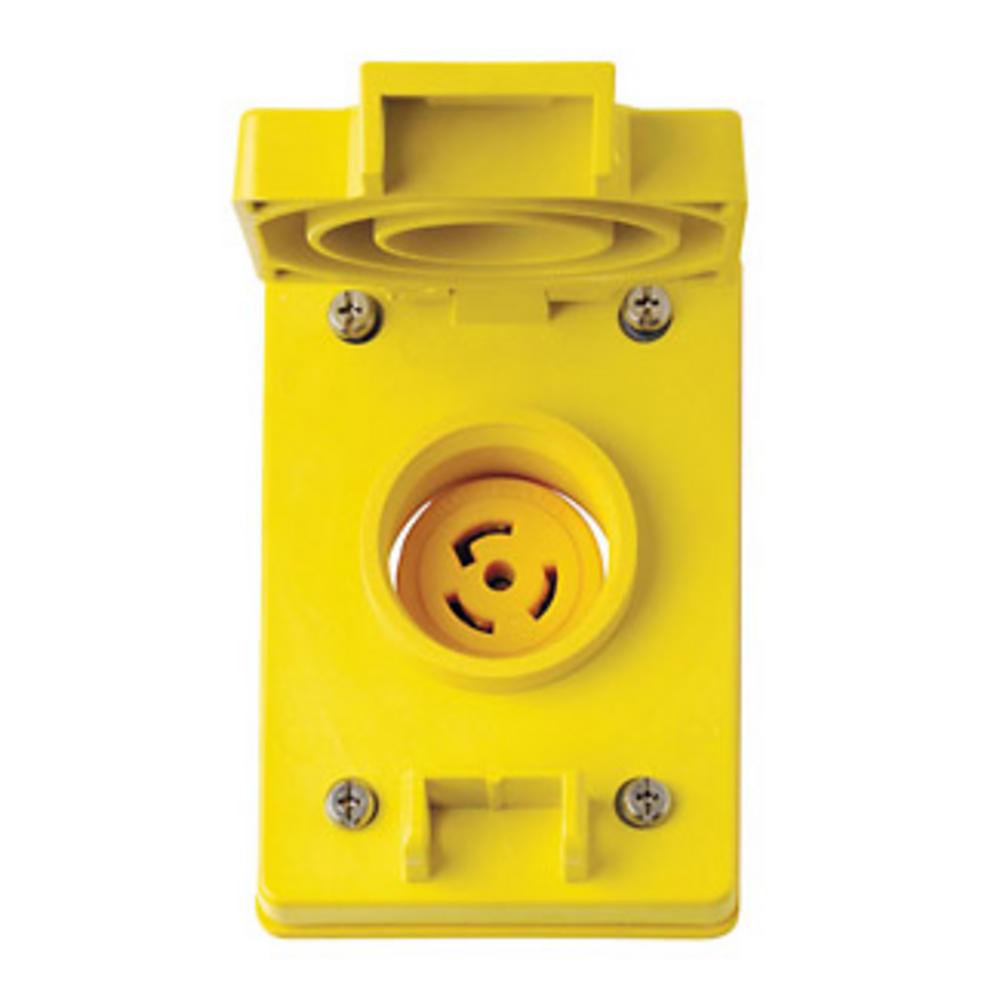 LOCKING SINGLE RECEPTAC
