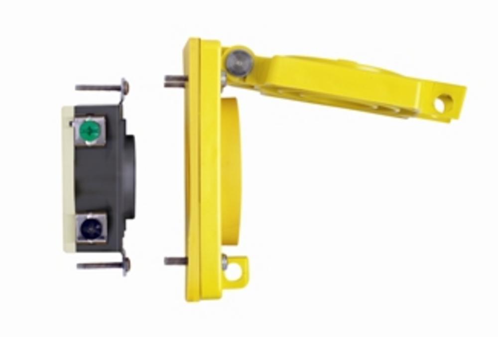 L16-20R CR RECEP WITH COVER