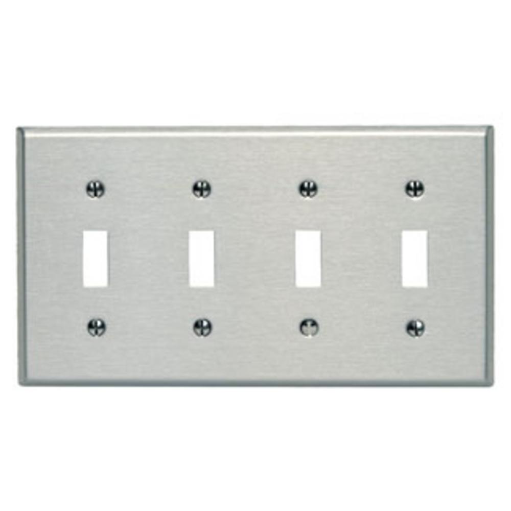 4 GANG 430 SS TOGGLE STANDARD WP