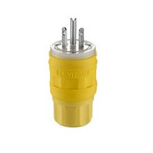 Leviton 14W34 - YL WETGUARD PLUG 2PO 3WI 7-15P 15A277VAC