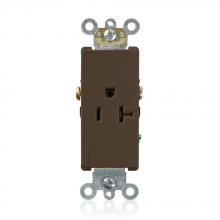 Leviton 16351 - 520R DEC SNGL RCP - BROWN