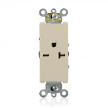 Leviton 16441-I - 620R SINGLE DEC RECEP SIDE WIRED IV