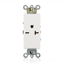 Leviton 16451-W - 620R SINGLE DEC RECEP WHT