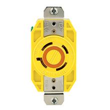 Leviton 24CM-20 - L15-20R CR RECEP YELLOW