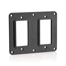 Leviton 3251-E - 2 GANG GFCI AND GFCI CVR BLACK