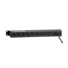 Leviton 5500-15N - HORIZ RCK MNT 19 5-15 PDU