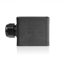 Leviton 3059-2E - 1G RBR BLK PENDANT BX SD