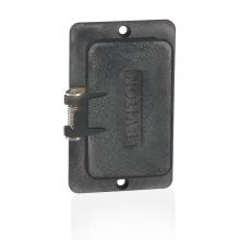 Leviton 3061-E - EB FLIP-LID 1GANG DECORA FOR OTLTBX