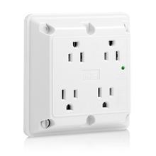 Leviton 5480-W - TVSS 4 IN 1 15ACOM WH