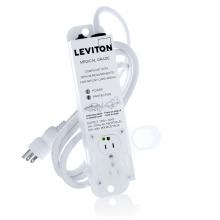 Leviton 5302M-1S7 - 15A MEDGRD PWR STRIP SURGE 2OUTLT 7'CORD