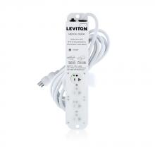 Leviton 5304M-2N5 - 20A MEDGRD PWRSTR NOSURGE 4OUTLT 15'CORD