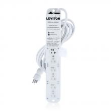 Leviton 5306M-2S5 - MED 20A SURGE 6REC 15FT