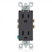 Leviton 5325-E - CP EB REC DEC DUP 2PO 3WI 15A125V