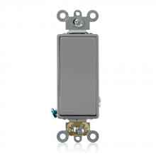 Leviton 5621-2GY - GY SW DEC SP B/S-WIRED 20A125/277VAC.