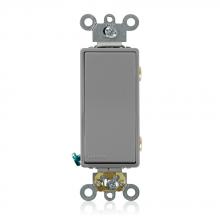 Leviton 5622-2GY - GY SW DEC 2PO B/S-WIRED 20A120/277VAC.