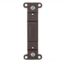 Leviton 80700 - BR TOGGLE BLANK INSERT PLASTIC