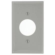 Leviton 80704-GY - GY WP 1G SGL OUTLET 1,406 DIA