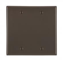 Leviton 80725 - 2 GANG BLANK WLPLT BROWN