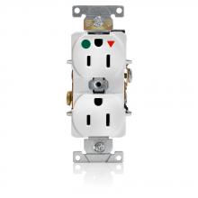Leviton 8200-IGW - WH 5-15R HG IG RECEPTACLE