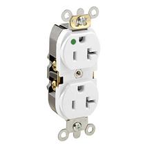 Leviton 8300-HLW - HLW HG DUP 20A-125V