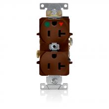 Leviton 8300-IGB - BR HD HG DUPLEX RECEPT 20A/125V