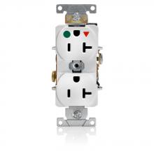 Leviton 8300-IGW - WH HD HG DUPLEX RECEPT 20A/125V