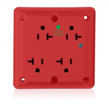 Leviton 8490-R - HG 4 IN 1 SURGE SUPPRESSOR RECEPTACLE